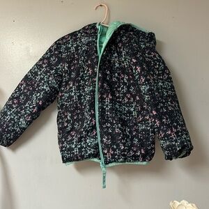 Eddie Bauer girls reversible coat size 5